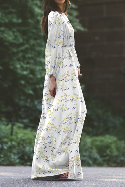 Poet Sleeve Maxi Dress Isoude Poet Sleeve Maxi Dress Isoude