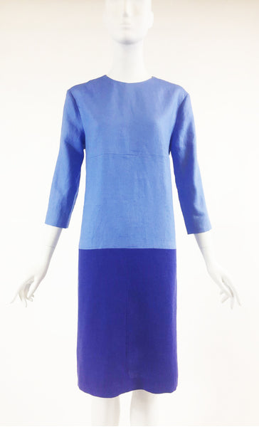 Linen Block Dress