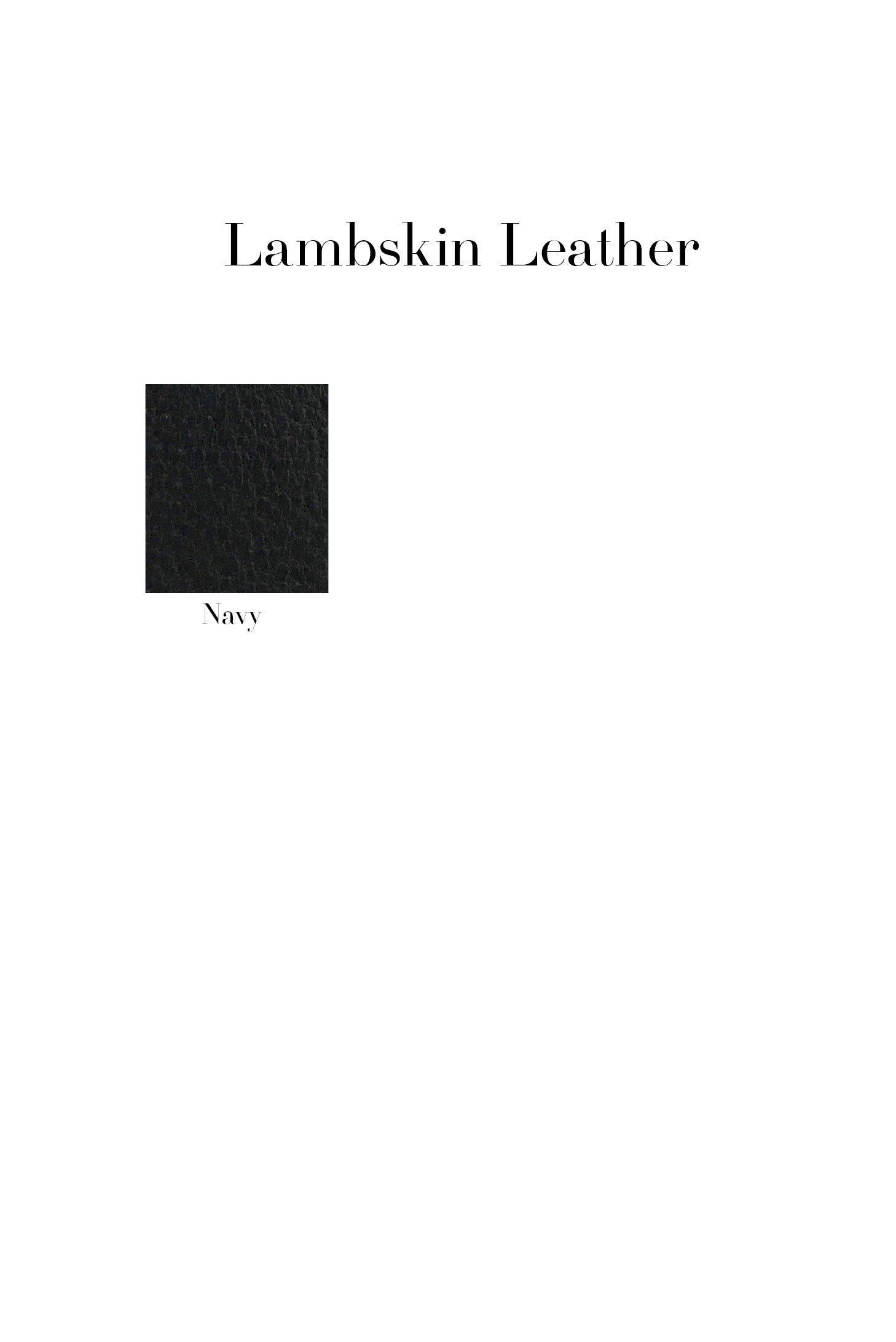 Slight A Line Leather Skirt